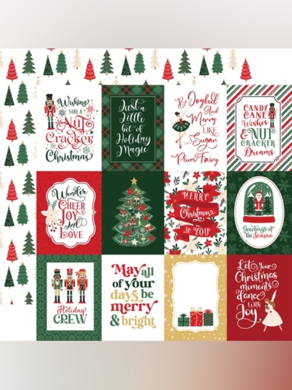 Echo Park "Nutcracker Christmas" 12x12 Paper Pack Assortment 🎄